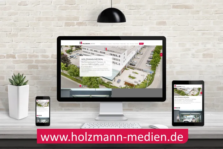 Neue Website Holzmann Medien