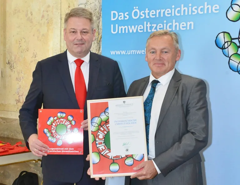 Windm&ouml;ller/Wineo, Umweltzeichen, Gerhard Zin&ouml;cker, Andr&auml; Rupprechter