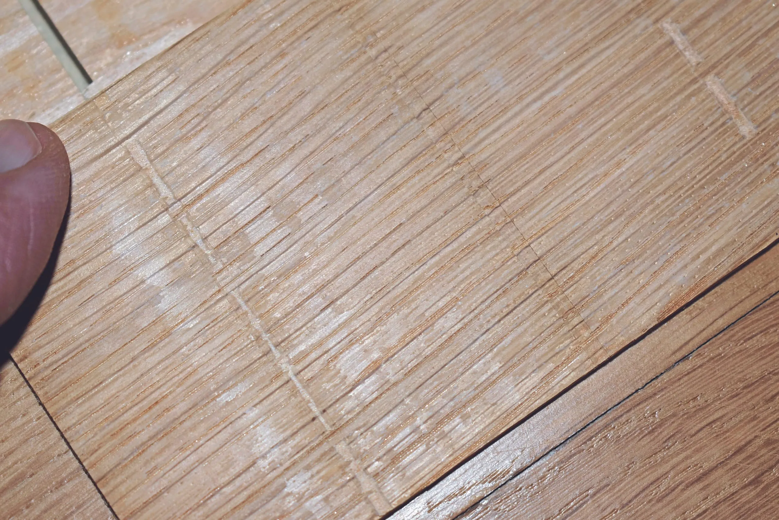 Abgelöste Decklamelle