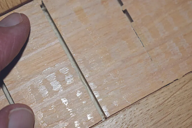 Abgelöste Decklamelle