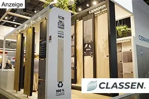 Nachhaltige Wand- und Bodenbeläge mit innovativem Design | CLASSEN auf der BAU 2023
