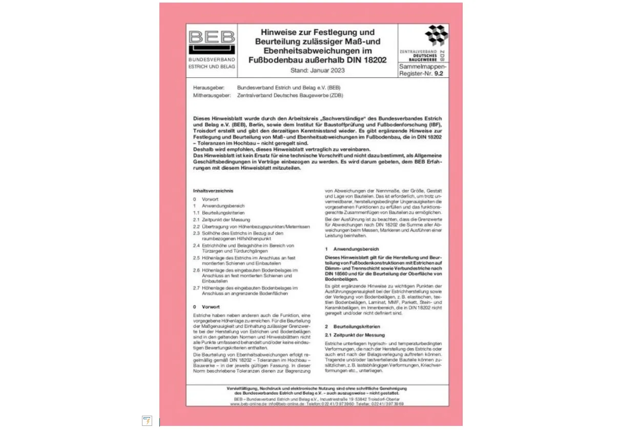 Handwerksverbände fordern Rücknahme des BEB Hinweisblattes 9.2