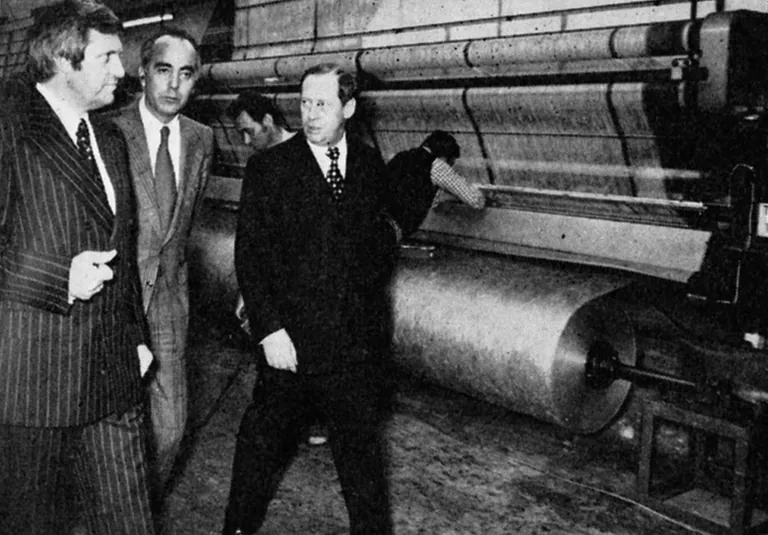 Dr. Hans Friedrichs mit Dr. Helmut Sch&auml;fer (links) und Dr. Roland Bitschnau (Mitte) 