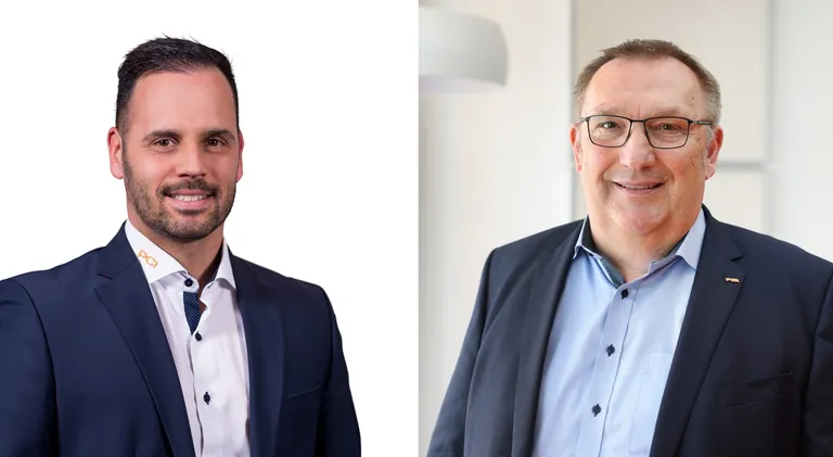 Mathias Gundler (links) Uwe Kautz PCI Sika