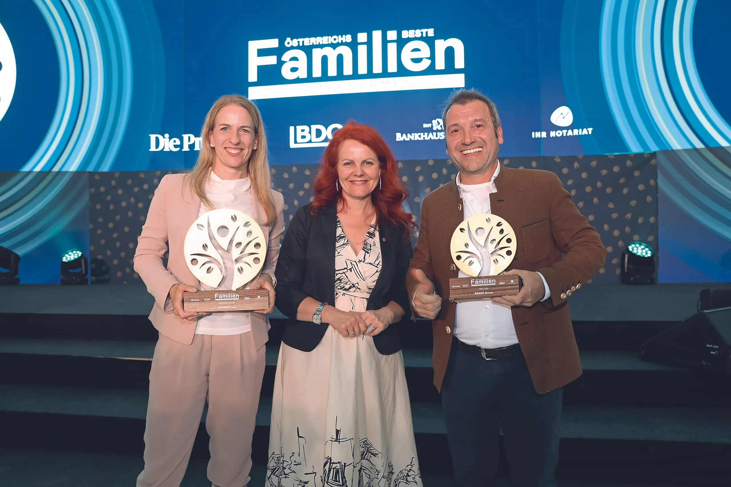 Egger: Als Österreichs bestes Familienunternehmen ausgezeichnet