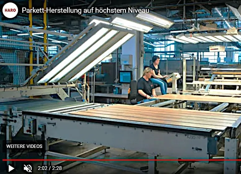 Haro: Film zur Parkettproduktion