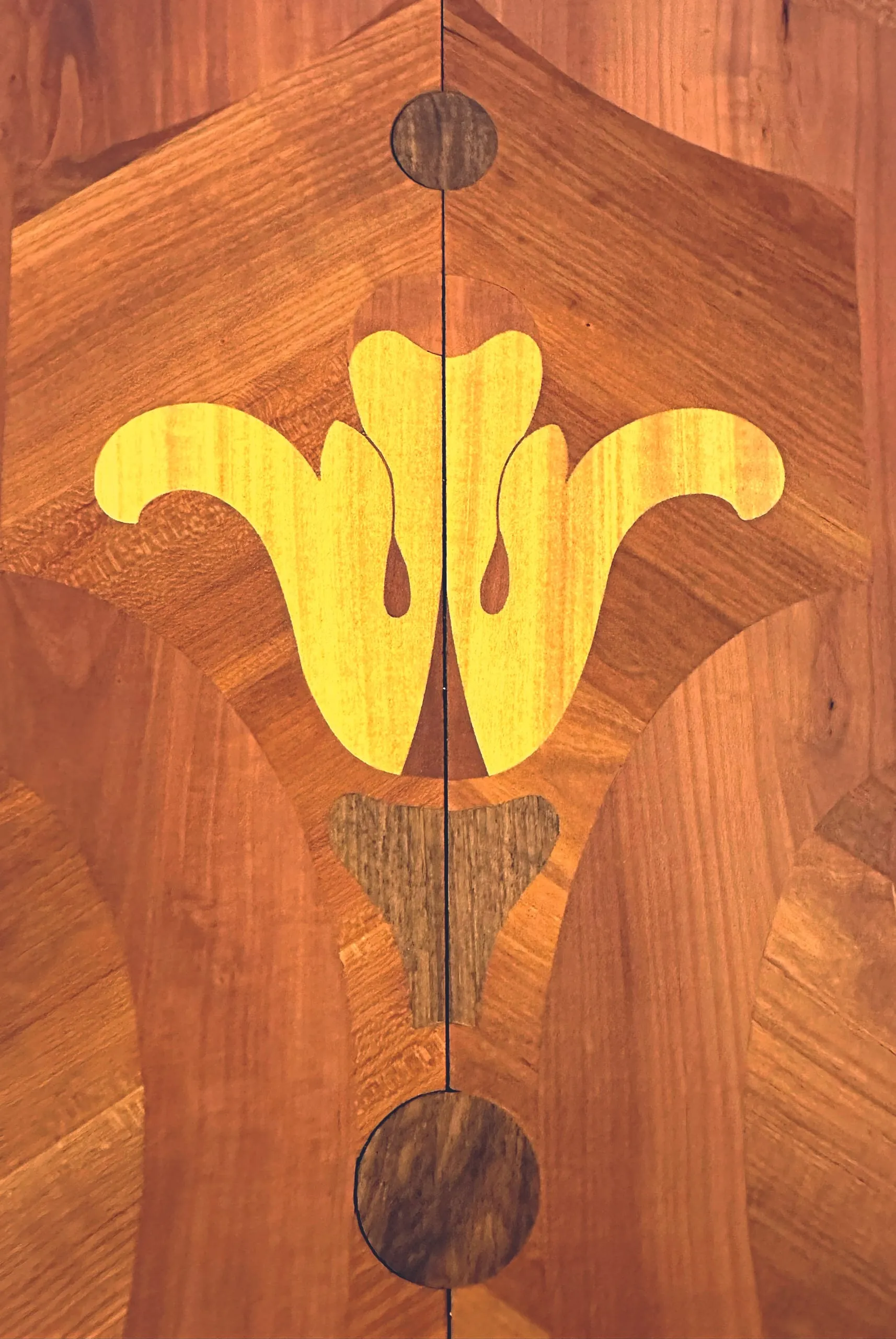 Schloss Mannheim Detail im Parkettboden