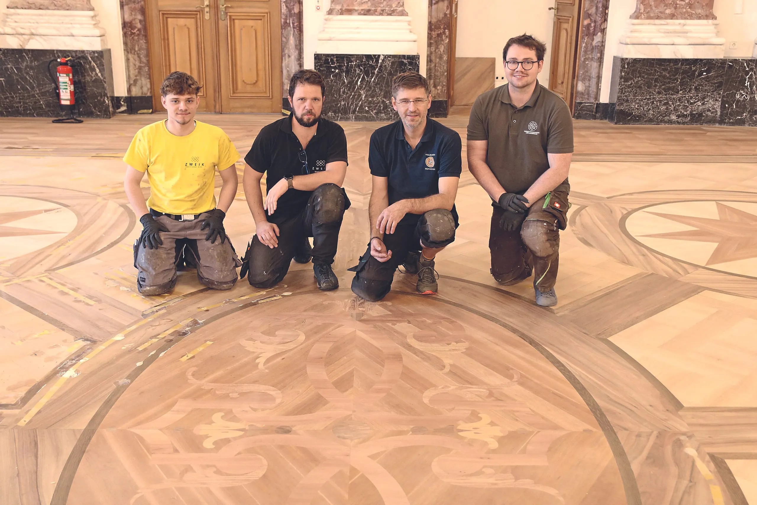 Schloss Mannheim Unterspritzteam