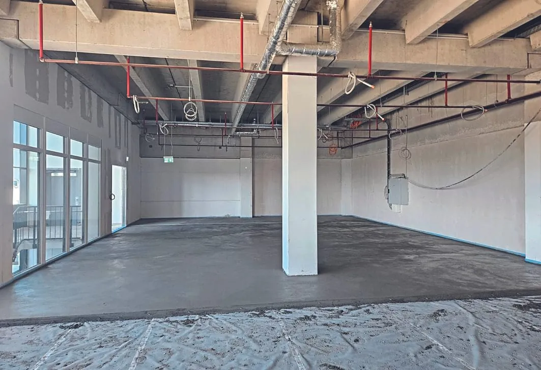 Fußbodenschäden Fitnesscenter