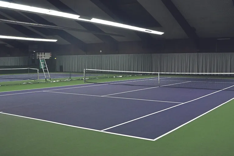 Gutachterpraxis Sportboden in einer Tennishalle Schadensfall