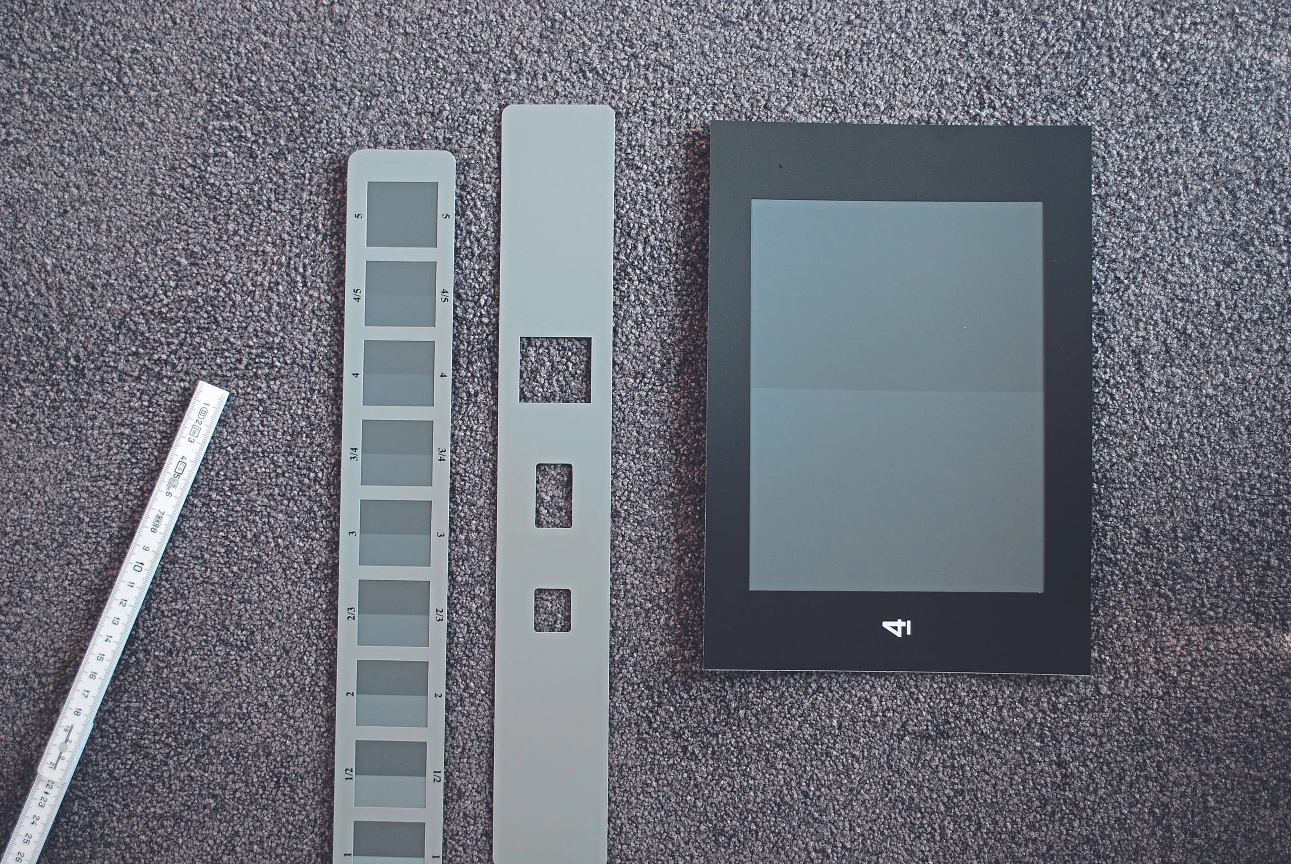 Fall II: Bewertet mit kleinem und großem Graumaßstab im Vergleich.