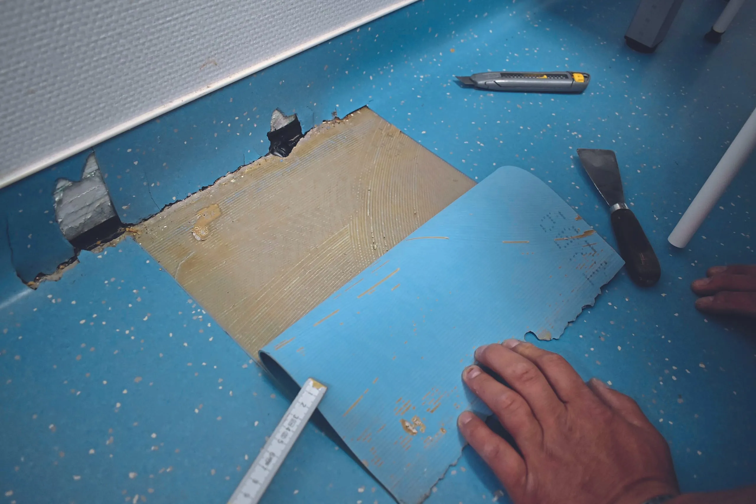 Schäden an Hohlkehlen