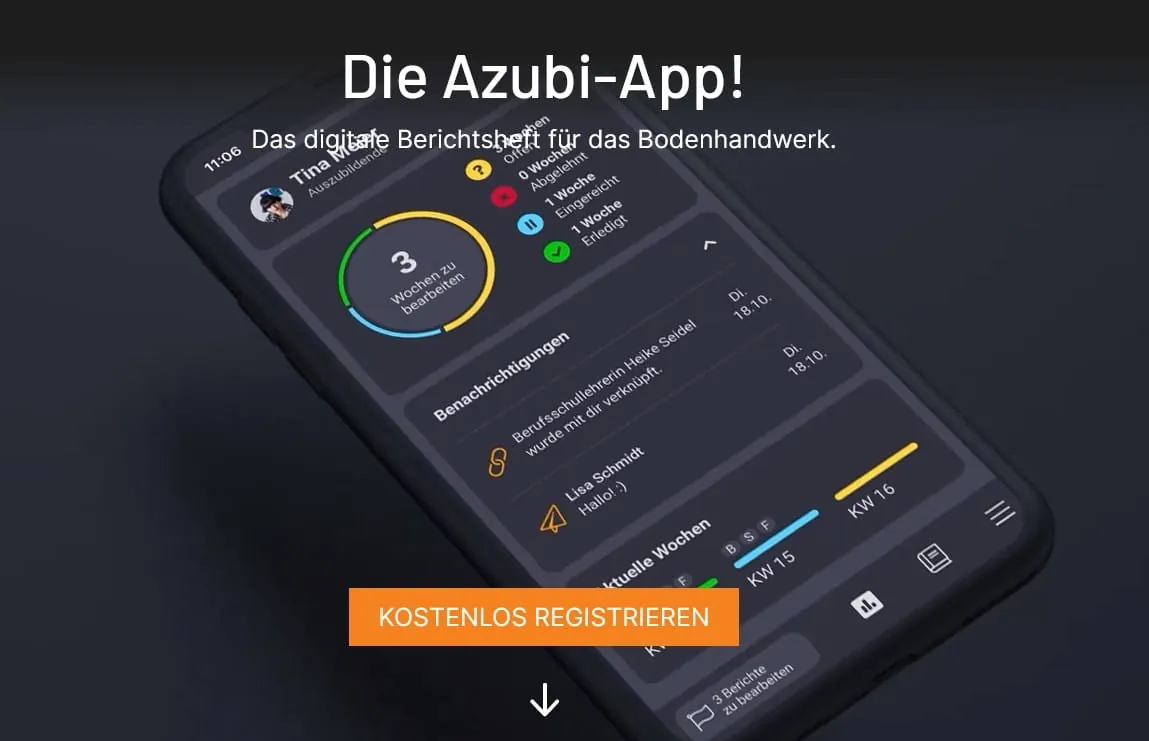 BVPF: digitales Berichtsheft nutzen