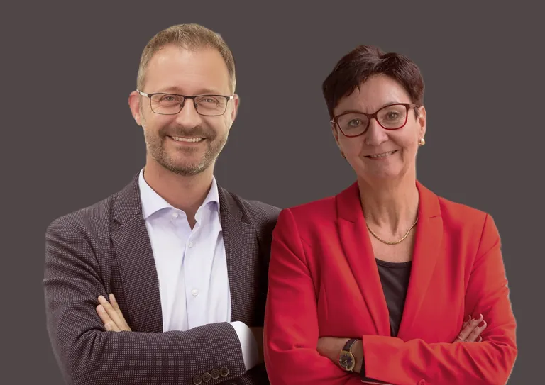 Bettina Heyne und Sebastian Rettke leiten den AK Marketing & Öffentlichkeitsarbeit beim VDPM.