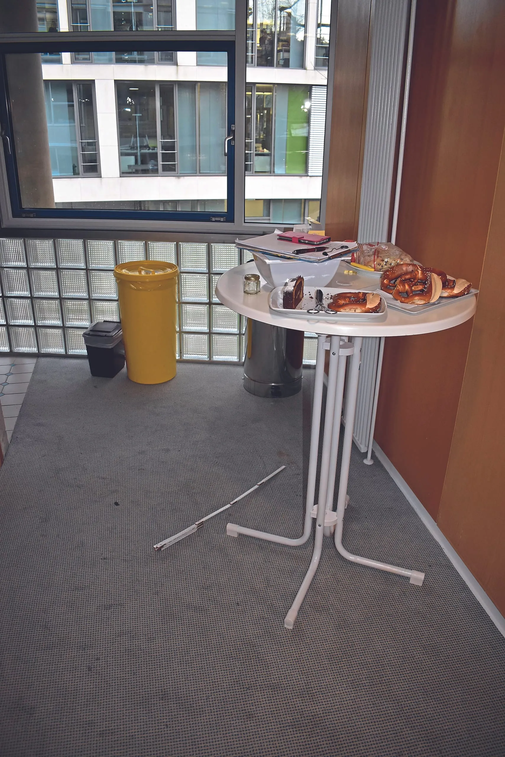 Fleckenstreit im Verwaltungsbau Verfleckungen