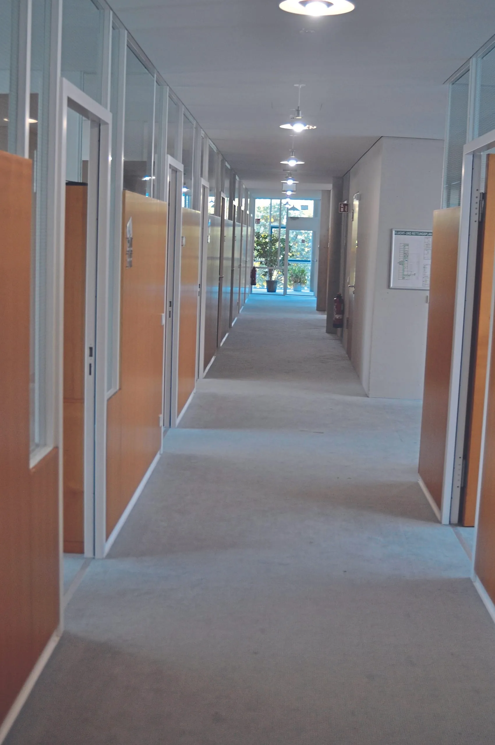 Fleckenstreit im Verwaltungsbau Verfleckungen