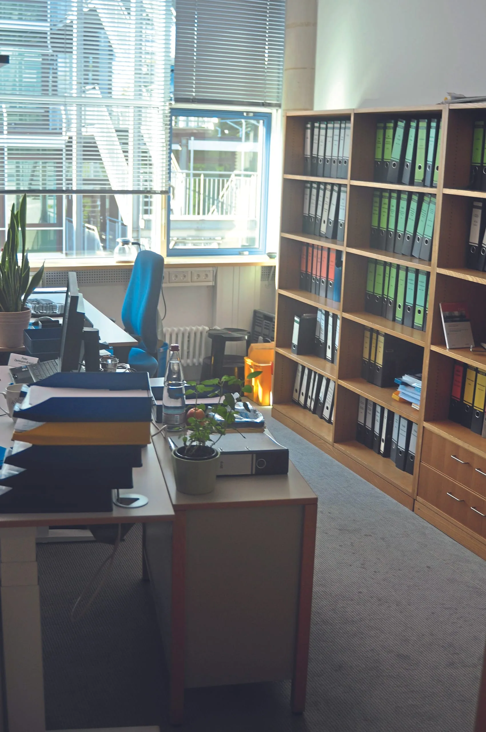 Fleckenstreit im Verwaltungsbau Verfleckungen