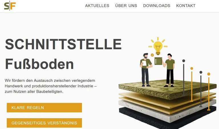 Darum hat die Schnittstelle Fußboden nun Technische Informationen zu Zementestrichen veröffentlicht.