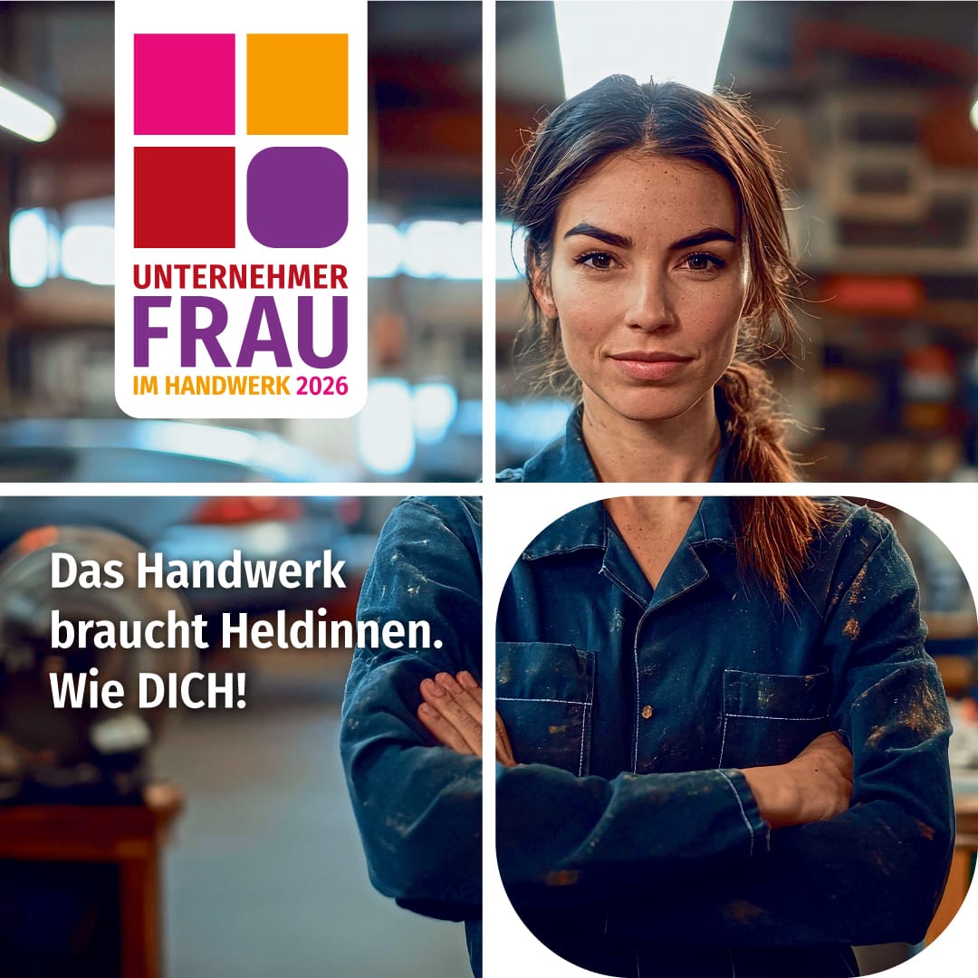 Wettbewerb Unternehmerfrau im Handwerk 2026: Jetzt bewerben