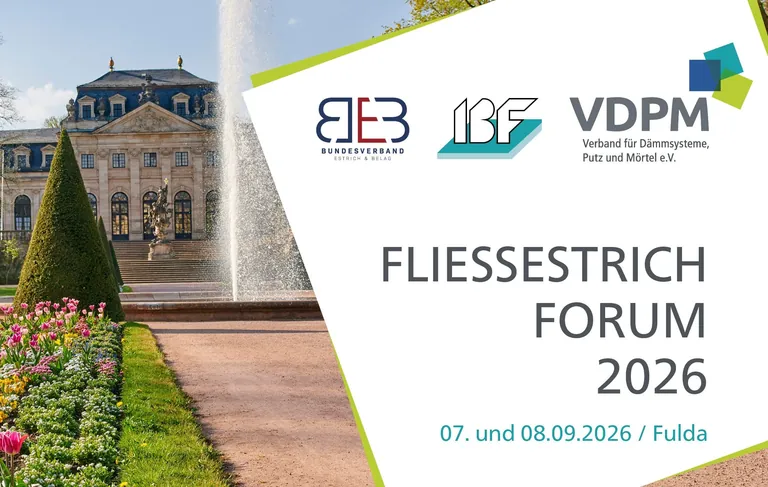 Fulda ist Anfang September Schauplatz des neunten Fliessestrichforms