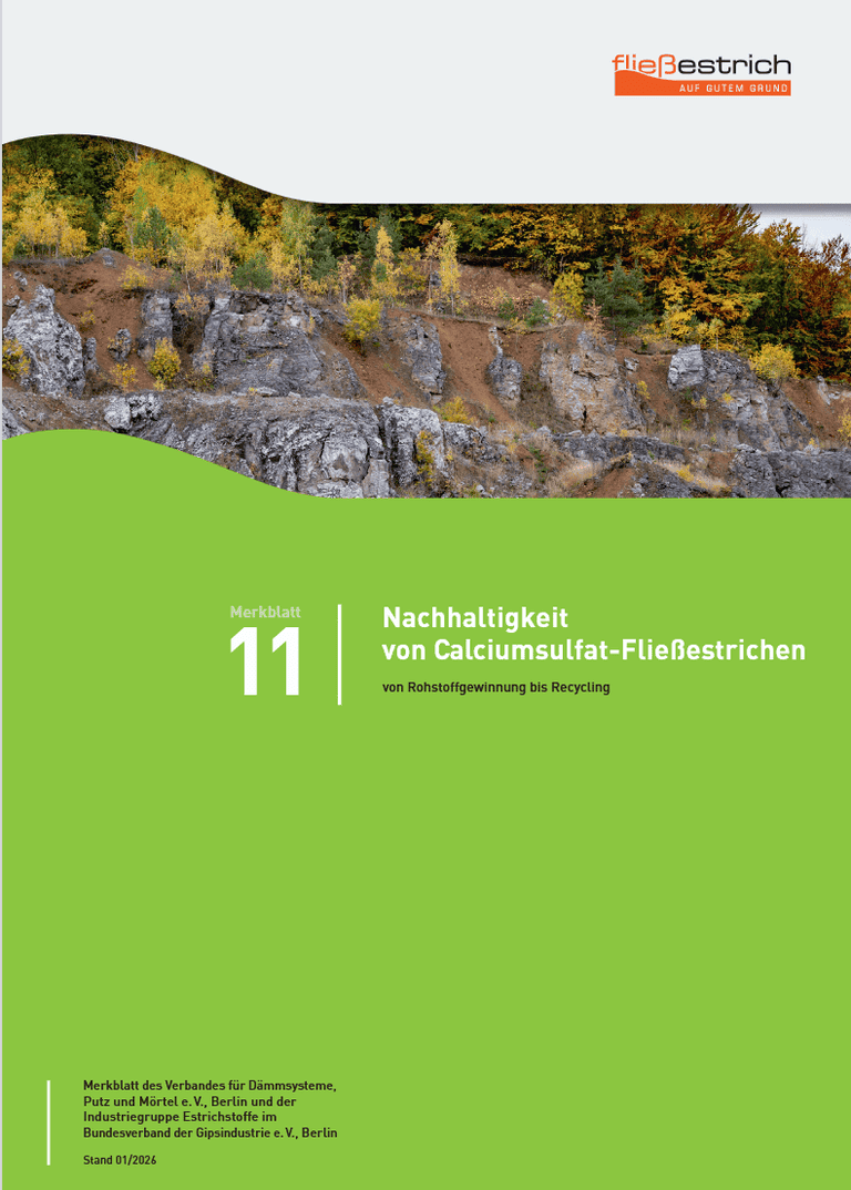 Calciumsulfat-Fließestriche