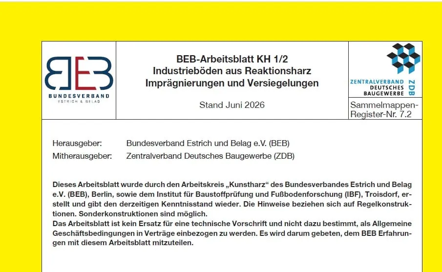 BEB: Arbeitsblatt 7.2 aktualisiert