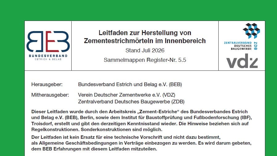 BEB: Arbeitsblatt 5.5 aktualisiert