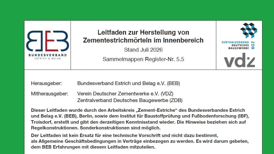 BEB: Arbeitsblatt 5.5 aktualisiert